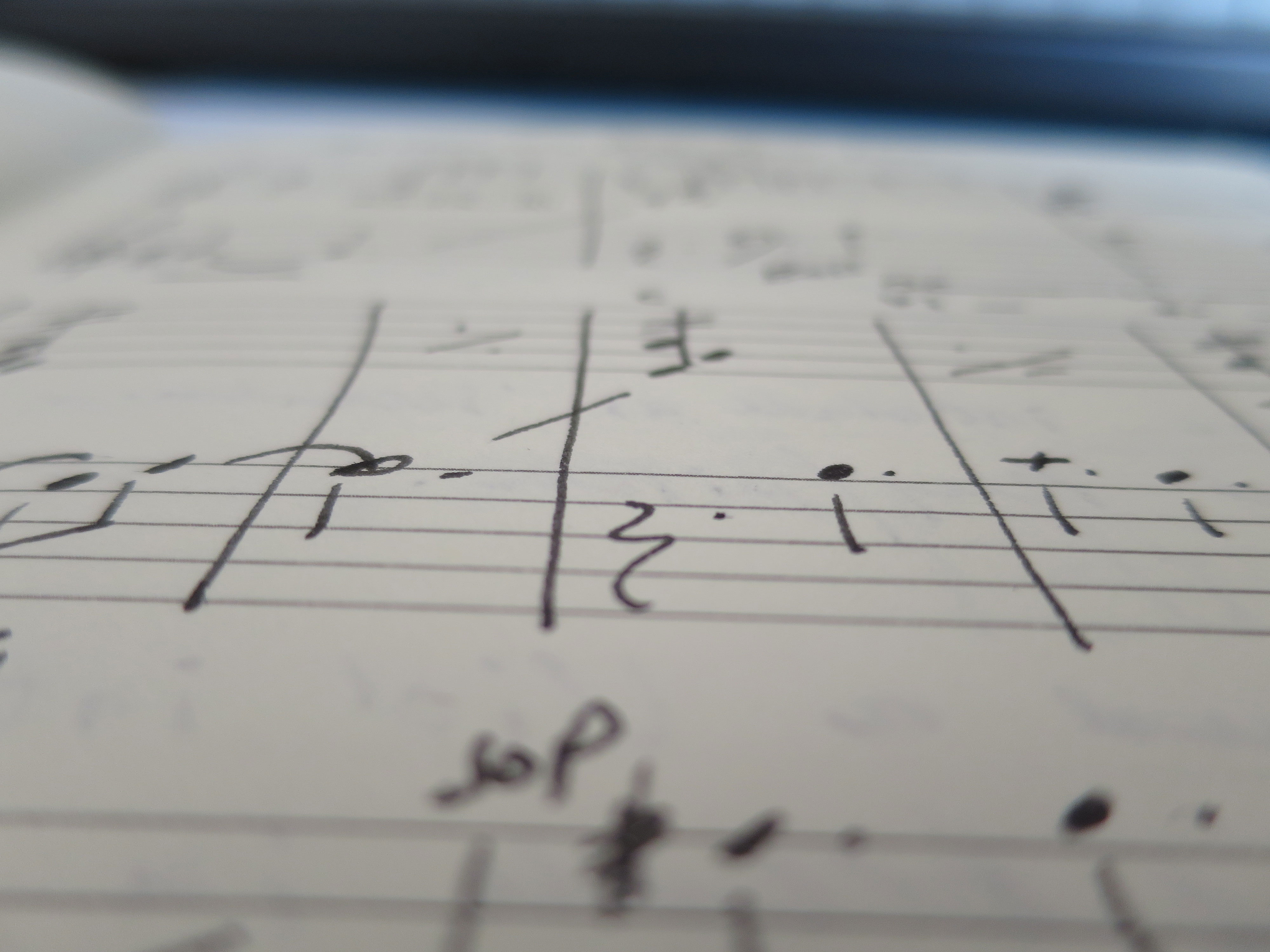 music score